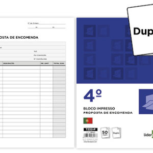 Bloco Encomendas Duplicado 155x215mm