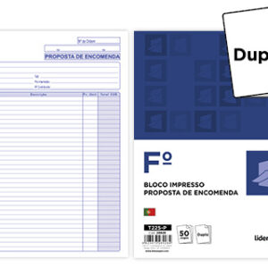 Bloco Encomendas Duplicado 215X315 mm