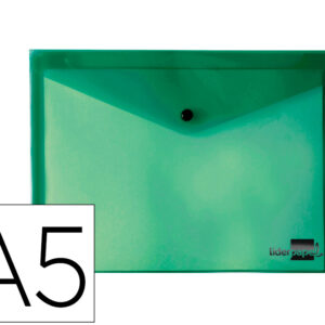 Bolsa Porta Documentos Polipropileno Din A5 Verde