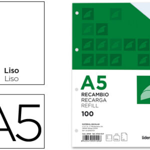 Recarga Din A5 100 Folhas 100 Gr Liso