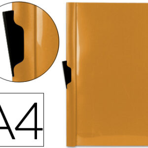 Bolsa Dossier c/ Clip Lateral, Din A4 Laranja