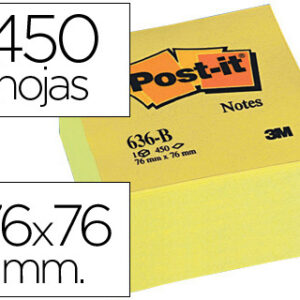 Bloco Notas Adesivas Post-It 76 X 76 X 45 mm