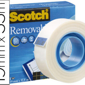 Fita Adesiva Scotch Removivel. 33Mtx19mm
