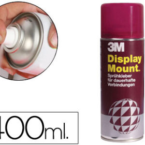 Cola Spray 3M Display Mount Adesiva Permamente Embalagem de 400 ml