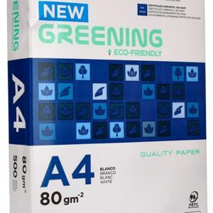 Resma Papel Fotocopia GREENING Din A4 (80Gr) - 500 Folhas
