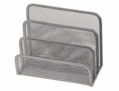 Suporte Q-Connect p/ Cartas Metalico de Rede Cinza