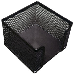 Suporte Q-Connect p/ Bloco de Notas Metalico de Rede Preto