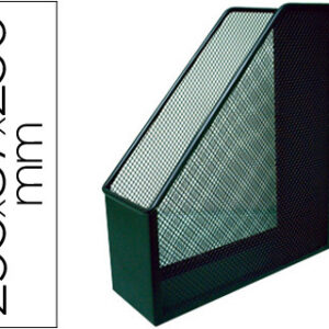 Porta Revistas Q-Connect Metalico, Preto