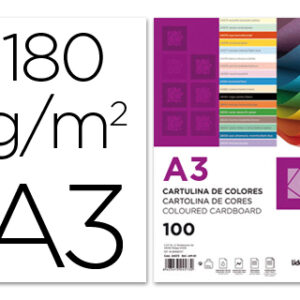 Cartolina 180 Gr A3 100 Folhas Brancas