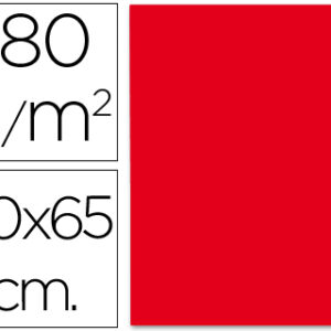 Cartolina 180 Gr 50X65 cm, Vermelho Natal