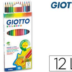 Lápis de Cores Giotto Stilnovo 12 Unidades