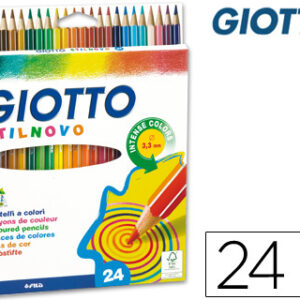 L?pis de Cores Giotto Stilnovo 24 Unidades