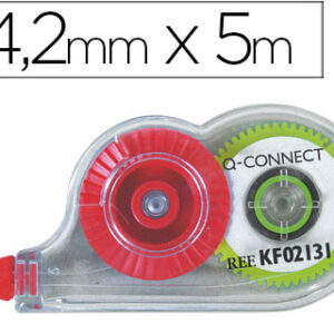 Fita Corretora Q-Connect Branca 4,2 mm X 5 Mts em Blister