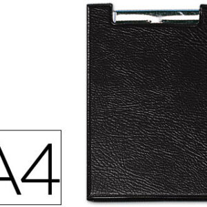 Capa Porta-Notas Saro, c/ Mola - 460 - Preto - Din A4