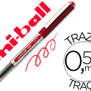 Marcador Uni-Ball Roller Ub-150 Micro Eye Vermelho 0,5 mm