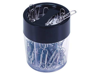 Porta-Clips Q-Connect de Plastico, Redondo
