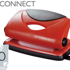 Furador Q-Connect, Capacidadee 10 Folhas - Vermelho