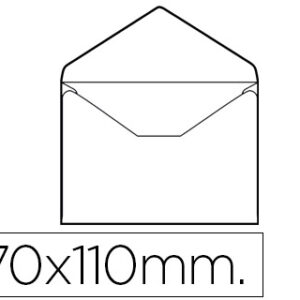 Envelope Cartão de Visita 70 X 110 mm (100 Unidades)