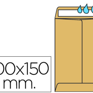 Envelope Bolsa SaláRios 100X145mm Kraft Embalagem de 1000 Unidades