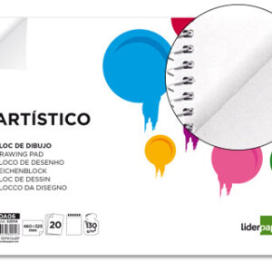 Bloco Desenho Verona Espiral 20F Branco 460X325mm