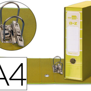 Pasta de Arquivo Filing System Cartão Forrado A4 c/ Caixa, Amarela