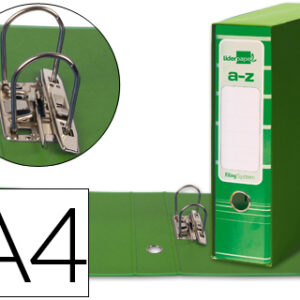 Pasta de Arquivo Filing System Cart?o Forrado A4 c/ Caixa, Verde