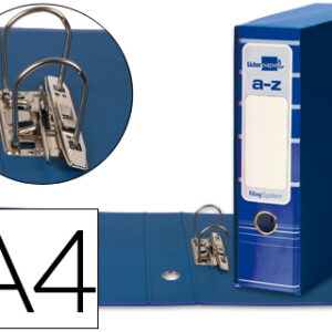 Pasta de Arquivo Filing System Cartão Forrado A4 c/ Caixa, Azul