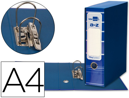 Pasta de Arquivo Filing System Cartão Forrado A4 c/ Caixa, Azul