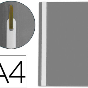 Pasta Dossier Q-Connect Fastener em Plastico Din A4 Cinza