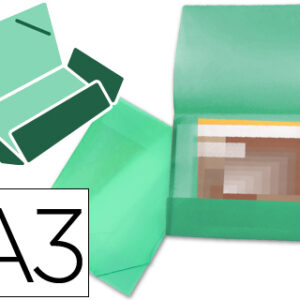 Pasta de Elasticos em Polipropileno A3, Verde Frosty