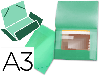 Pasta de Elasticos em Polipropileno A3, Verde Frosty