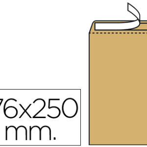 Envelope Bolsa B5 176 X 250mm Kraft (500 Unidades)