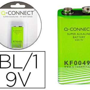 Pilha Alcalina 9V 6LR61 - Q-CONNECT