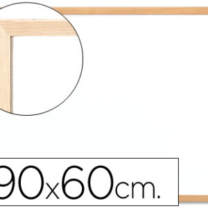 Quadro Branco Q-Connect C/Caixilho Madeira 90X60 cm