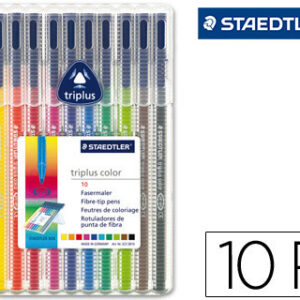 Marcador Staedtler Triplus 10 Unidades