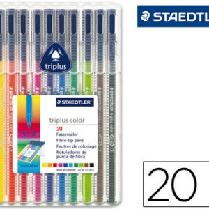 Marcador Staedtler Triplus 20 Unidades