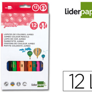 L?pis de Cores Jumbo 12 Cores
