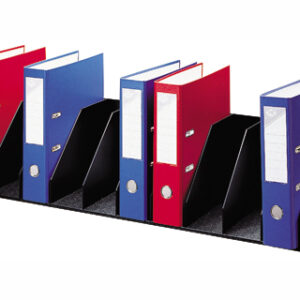 Organizador de Armario Paperflow Preto c/ 9 Compartimentos Fixos p/ Arquivo 89x29x21 cm