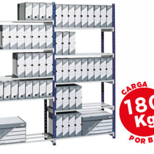 Estante Fast Paperflow Metalica 5 Estantes - Base