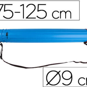 Tubo Porta Desenhos Extensivel 125cm (Azul)