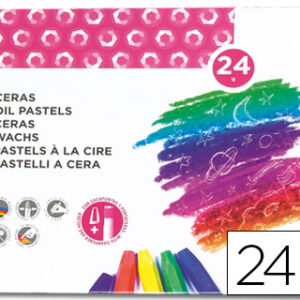 L?pis de Cera 24 Unidades +Apara+Porta Ceras
