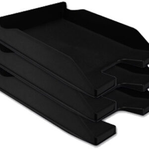 Tabuleiro de Secretaria Q-Connect Plastico Preto Opaco