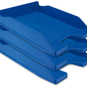 Tabuleiro de Secretaria Q-Connect Plastico Azul Opaco
