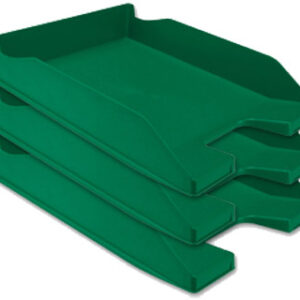 Tabuleiro de Secretaria Q-Connect Plastico Verde Opaco
