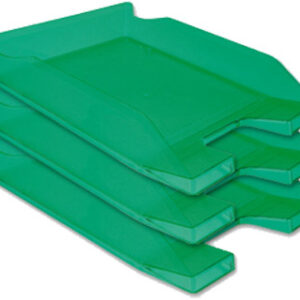 Tabuleiro de Secretaria Q-Connect Plastico Verde Transparente