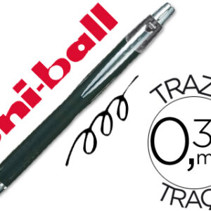 Caneta Uni-Ball Jetstram Sxn-210 Retratil Cor Preto