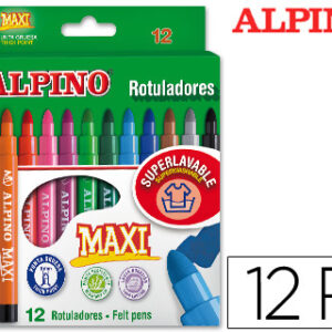 Marcador Alpino Maxi 12 Unidades