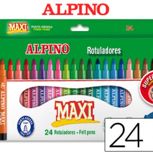 Marcador Alpino Maxi 24 Unidades