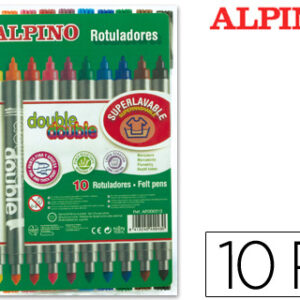 Pack 10 Marcadores Double - ALPINO