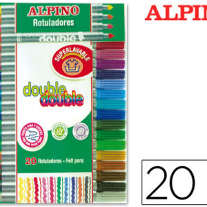 Marcador Alpino Double 20 Unidades